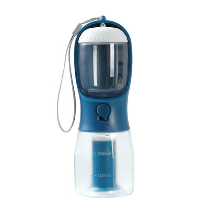 3-in-1 Dog Travel Cup - Water, Food & Waste Bag Dispenser
