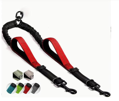 Hands-Free Dog Leash - Dual Dog Waist Traction Belt