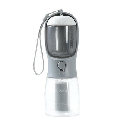 3-in-1 Dog Travel Cup - Water, Food & Waste Bag Dispenser