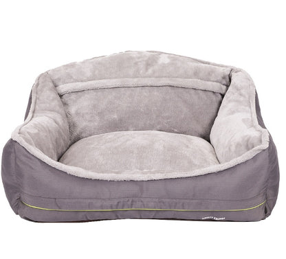 Polyester Dog Sofa Bed - Cushioned Lounger for Small to XL Dogs