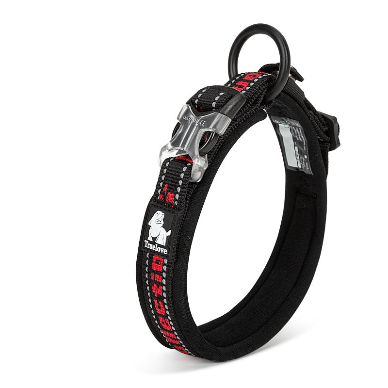 Large Dog Training Harness Set - Nylon Collar & Diving Padded