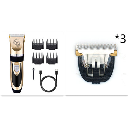 Rechargeable Pet Hair Clipper - Quiet Cat & Dog Shaver