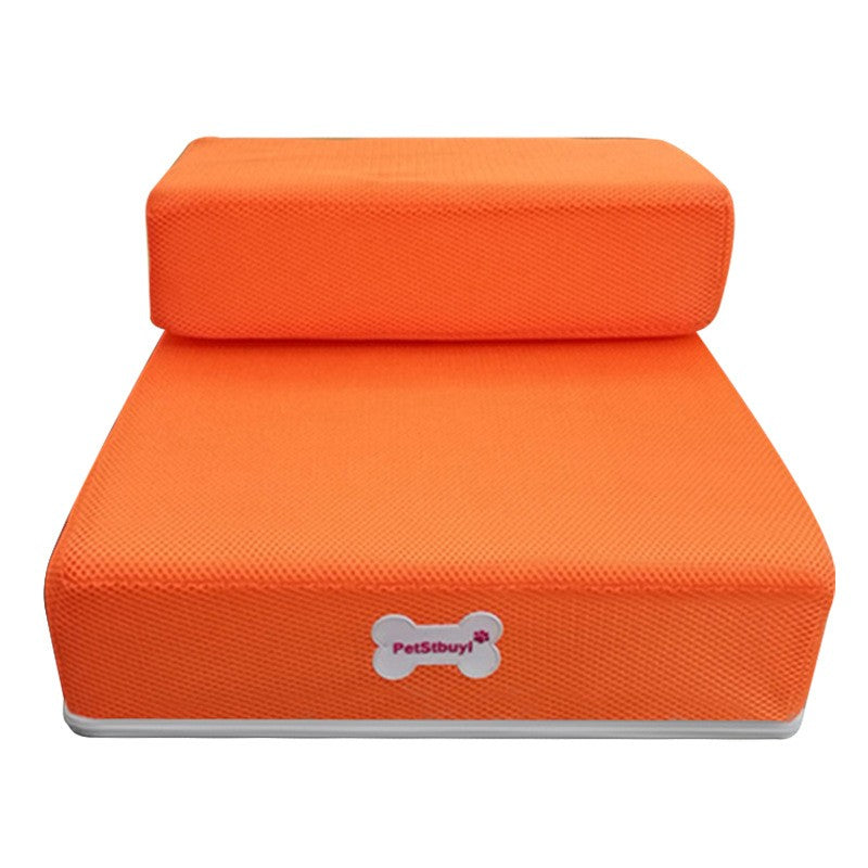 Foldable Pet Stairs - Soft Sponge Dog Steps for Bed & Couch