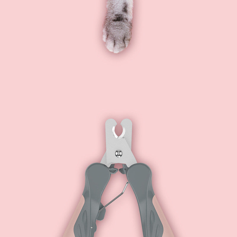 Dog Nail Clippers - Soft-Grip Stainless Steel Trimmer