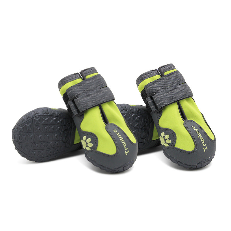 Non-Slip Dog Shoes - Waterproof LED Boots for Big Dogs