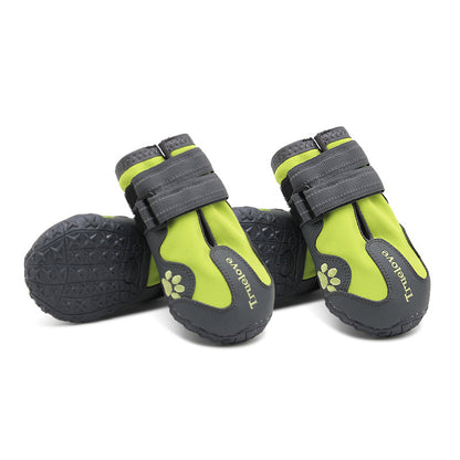 Non-Slip Dog Shoes - Waterproof LED Boots for Big Dogs