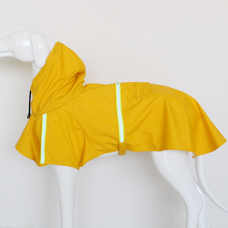 Waterproof Reflective Dog Raincoat - Safety Rain Jacket