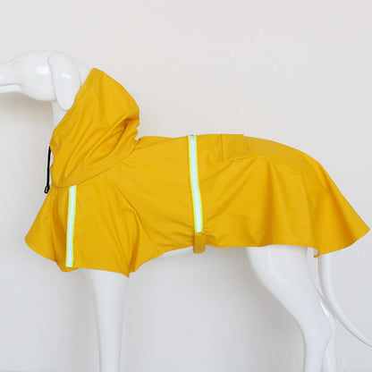 Waterproof Reflective Dog Raincoat - Safety Rain Jacket
