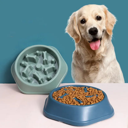 Slow Feeder Pet Bowl - Promotes Healthy Digestion