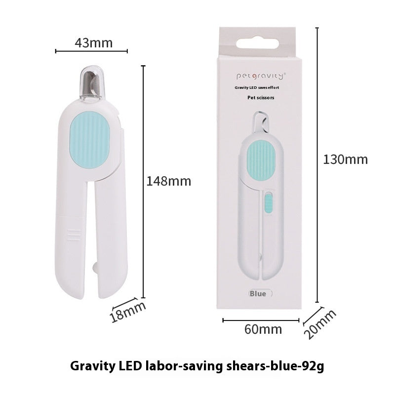 LED Cat Nail Scissors - Labor-Saving Pet Nail Clippers