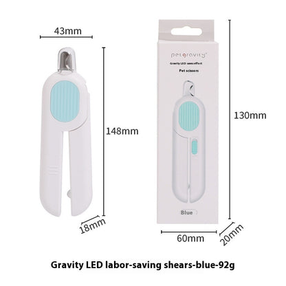 LED Cat Nail Scissors - Labor-Saving Pet Nail Clippers