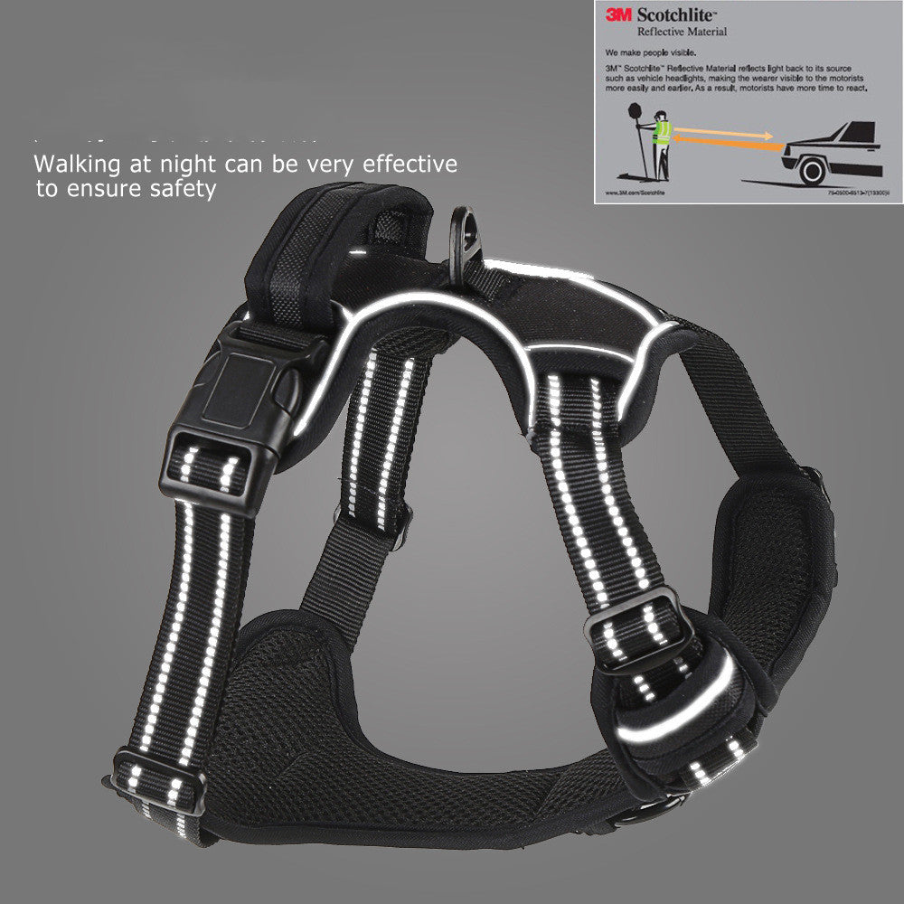 No-Pull Reflective Dog Harness - Breathable Vest for Daily Walks