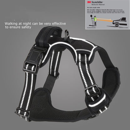 No-Pull Reflective Dog Harness - Breathable Vest for Daily Walks
