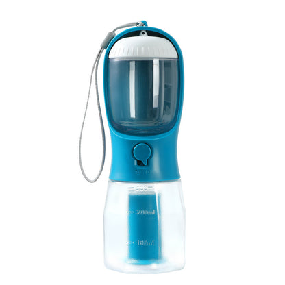 3-in-1 Dog Travel Cup - Water, Food & Waste Bag Dispenser