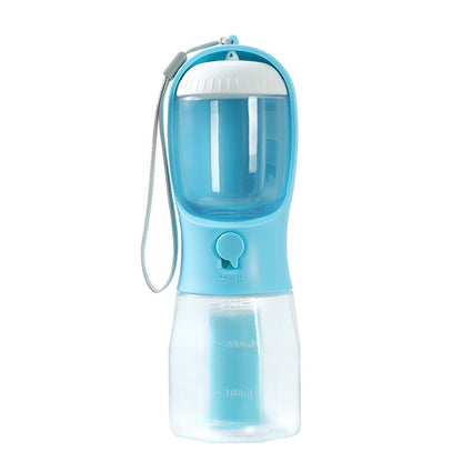 3-in-1 Dog Travel Cup - Water, Food & Waste Bag Dispenser