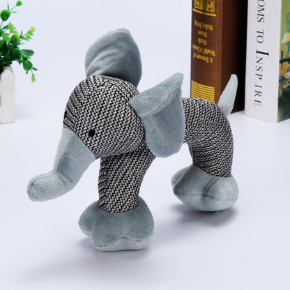 Squeaky Plush Ball Dog Toy - Bite-Resistant Pet Doll