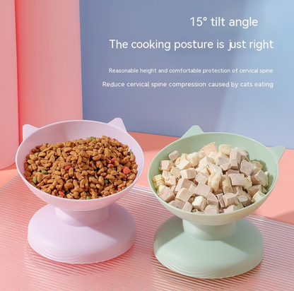 Oversize Plastic Pet Bowl - Wide Food & Water Dish