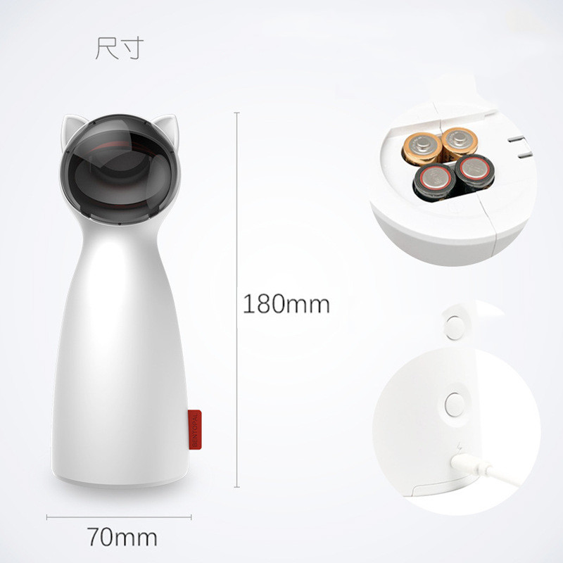 Interactive Laser Cat Toy - Automatic Timer Laser Pointer
