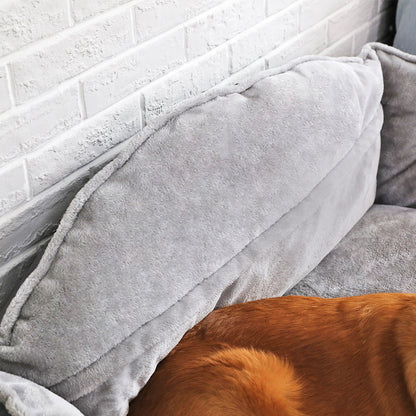 Polyester Dog Sofa Bed - Cushioned Lounger for Small to XL Dogs
