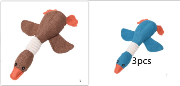 Plush Squeaky Dog Toy - Soft Puzzle Chew Toy