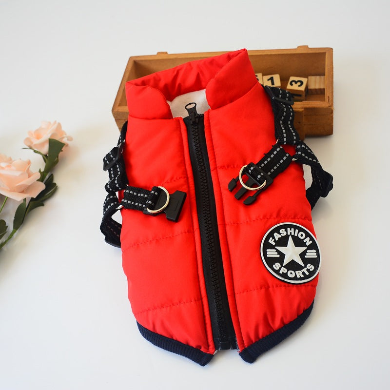 Waterproof Hooded Dog Coat - Winter Jacket for Small Breeds