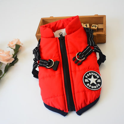 Waterproof Hooded Dog Coat - Winter Jacket for Small Breeds