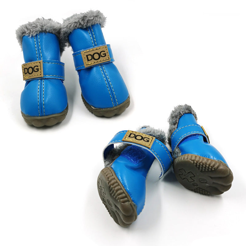 Winter Dog Boots - Warm Non-Slip Snow Shoes for Small Dogs