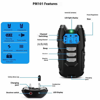 Remote Control Bark Stopper Collar - Smart Dog Training Collar