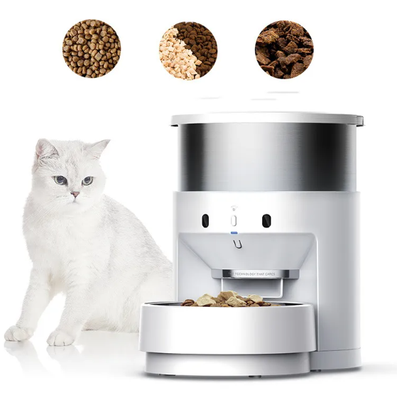 Automatic Pet Feeder - Programmable Timed Dry Food Dispenser
