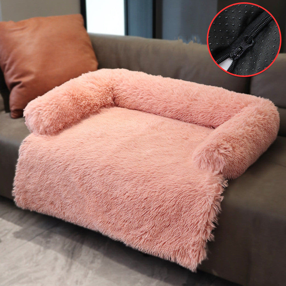 Dual-Use Pet Kennel & Blanket - Convertible Sofa Bed