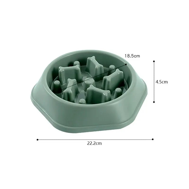 Slow Feeder Pet Bowl - Promotes Healthy Digestion