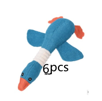 Plush Squeaky Dog Toy - Soft Puzzle Chew Toy