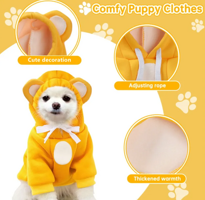 Pet Hoodie - Cozy Casual Polyester Dog Sweatshirt