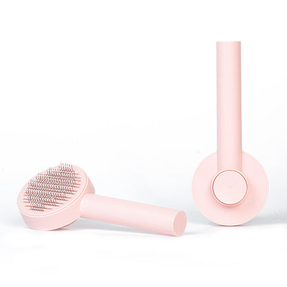 Self-Cleaning Pet Brush - Deshedding Comb for Dogs & Cats