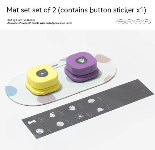 Pet Communication Buttons - Interactive Training Toy