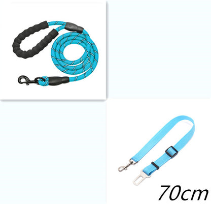 Reflective Nylon Dog Leash with Padded Foam Handle