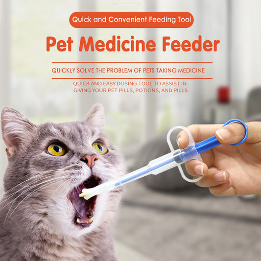 Pet Pill Feeder Syringe - Easy Medicine Dispenser
