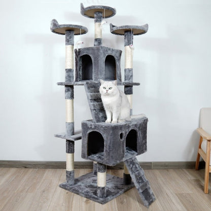 Large Multi-Level Cat Tree with Sisal Climbing Posts