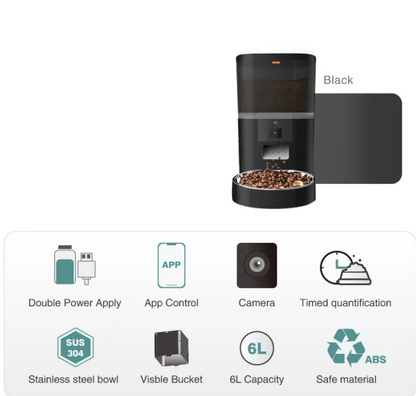 4L / 6L Automatic Pet Feeder - Dog & Cat Dry Food Dispenser
