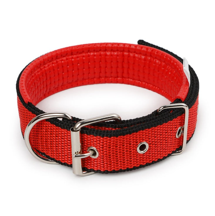 Padded Leather-Lined Dog Collar - Foam Comfort Collar