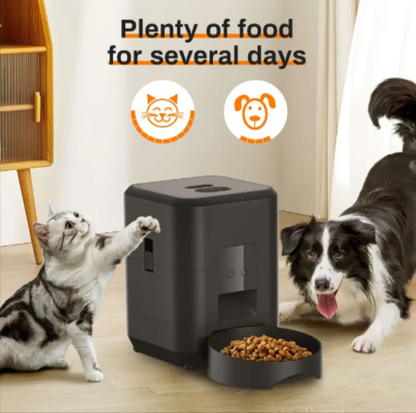 Smart WiFi Pet Feeder - App-Controlled Auto Cat Food Dispenser