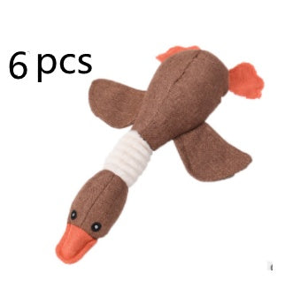Plush Squeaky Dog Toy - Soft Puzzle Chew Toy