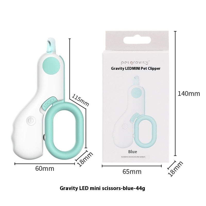 LED Cat Nail Scissors - Labor-Saving Pet Nail Clippers