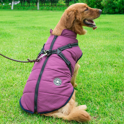 Waterproof Hooded Dog Coat - Winter Jacket for Small Breeds