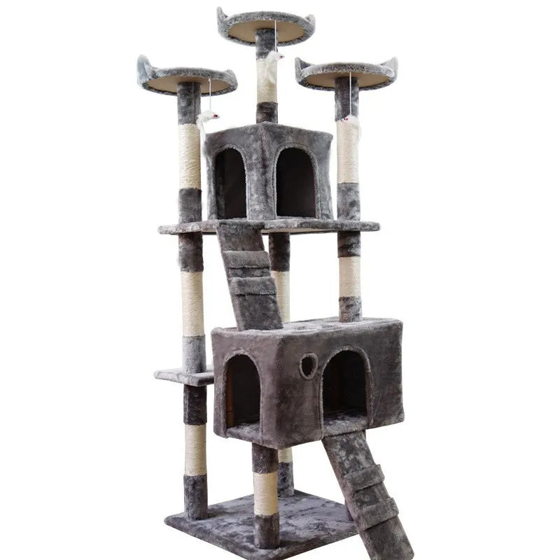 Large Multi-Level Cat Tree with Sisal Climbing Posts