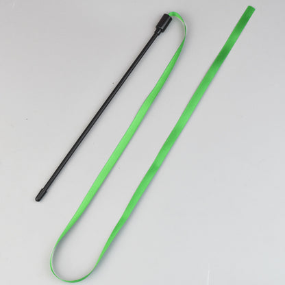 Rainbow Cat Wand Toy - Interactive Ribbon Teaser