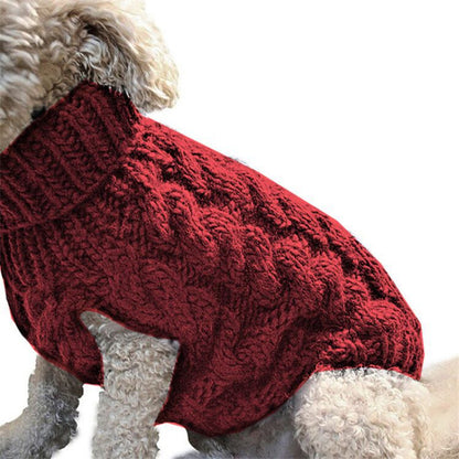 Warm Winter Dog Sweater - Cozy Knit Pet Clothing