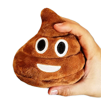 Funny Poop Plush Dog Toy - Farting Sound Squeaky Toy