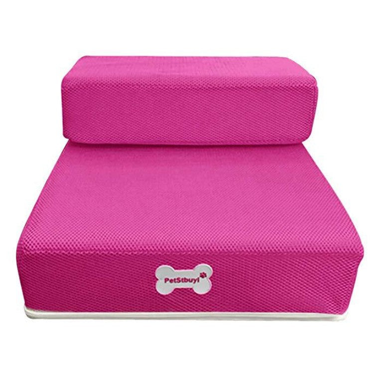 Foldable Pet Stairs - Soft Sponge Dog Steps for Bed & Couch