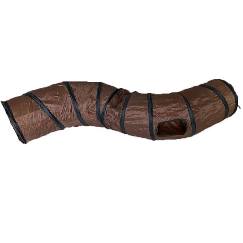 S-Shaped Foldable Cat Tunnel - Interactive Play Tunnel